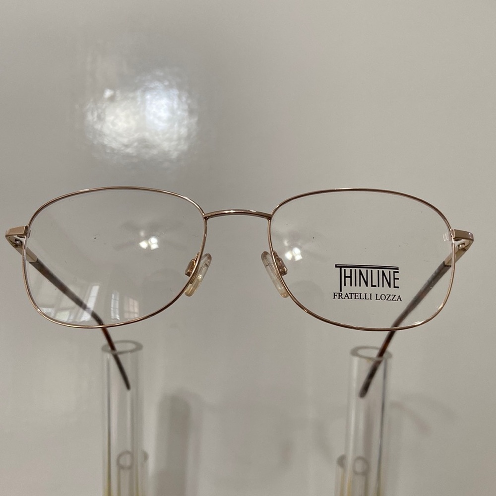 Fratelli Lozza Thinline Mens Eyeglasses - Gold (mod. TL-RE)